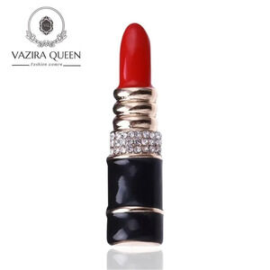 VQ Lipstick Brooch